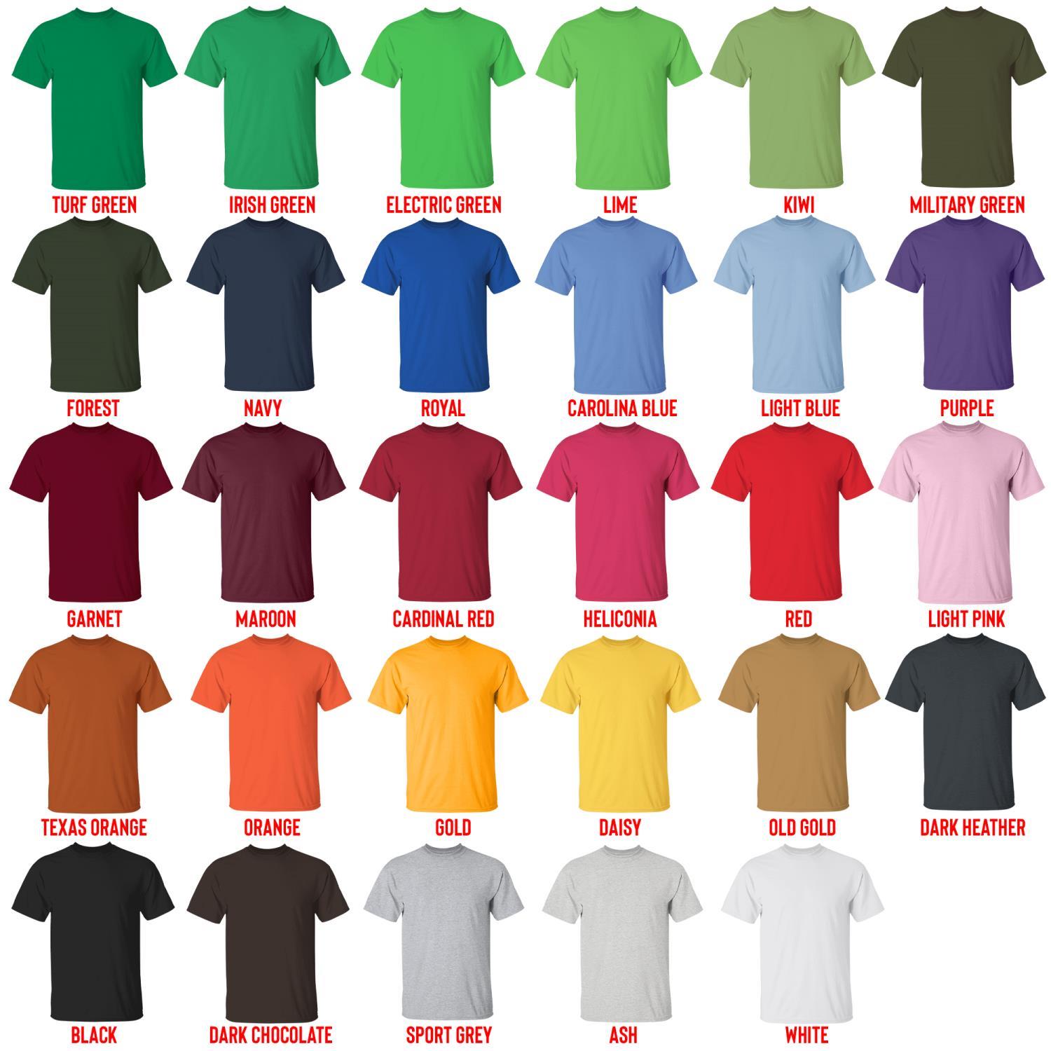 t shirt color chart - Attack On Titan EU Store