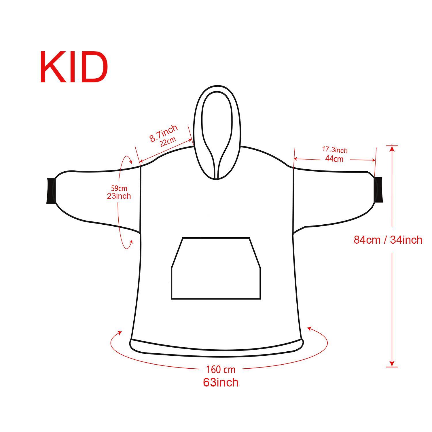 snug hoodie kid size chart - Attack On Titan EU Store