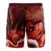 Burning Attack on Titan Hawaiian Shorts BACK Mockup 1 - Attack On Titan EU Store