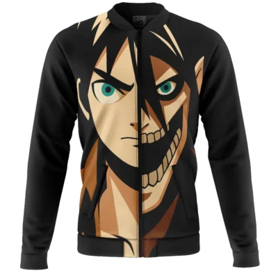 Eren Titan Attack On Titan Casual Bomber Jacket