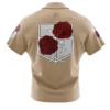 Garrison Attack on Titan Short Sleeve Hawaiian Shirt BACK mockup - Attack On Titan EU Store