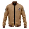 Garrison Attack on Titan Varsity Jacket 3L FRONT Mockup - Attack On Titan EU Store