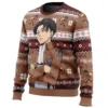 Levi Ackerman Attack on Titan men sweatshirt SIDE FRONT mockup - Attack On Titan EU Store