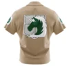 Military Police Attack on Titan Short Sleeve Hawaiian Shirt BACK mockup - Attack On Titan EU Store