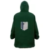 Oodie Oversized Blanket Hoodie back 1 - Attack On Titan EU Store