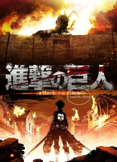 Annie Leonhart Attack On Titan Silent Power Poster