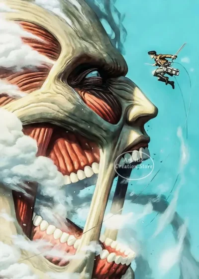 Tactical Pieck Finger Attack On Titan Poster