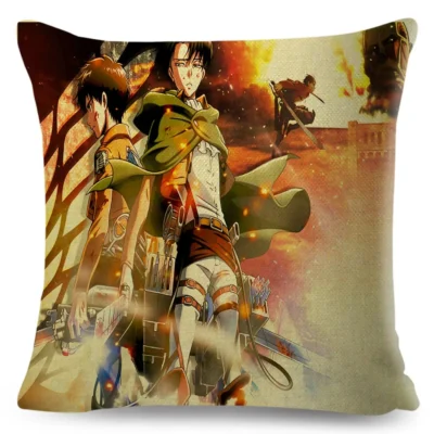 Fierce Gabi Braun Attack On Titan Throw Pillow