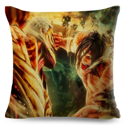 Gabi Braun Attack On Titan Fierce Resolve Throw Pillow