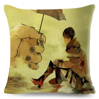 Falco Grice Attack On Titan Rising Wings Throw Pillow