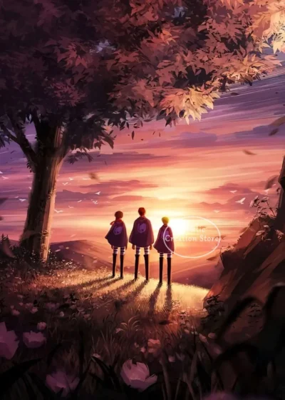 Hange Zoe Attack On Titan Curious Soul Poster