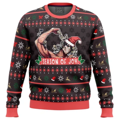 Season of Joy Attack on Titan Ugly Christmas Sweater