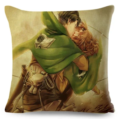 Freedom Eren Yeager Attack On Titan Throw Pillow