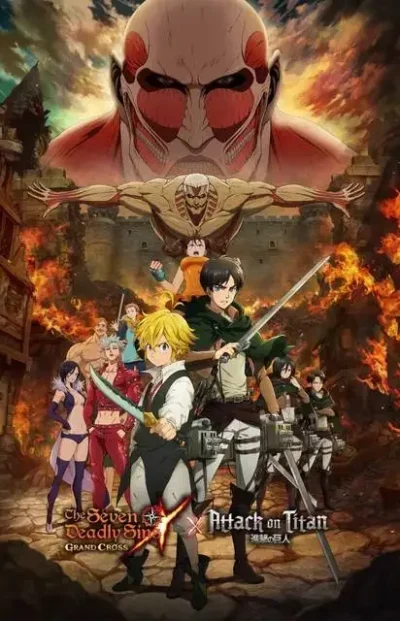 Female Titan Attack On Titan Elegant Fear Poster