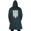 The Training Corps Attack on Titan Hooded Cloak Coat BACK Mockup - Attack On Titan EU Store