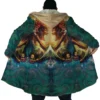 Trippy Attack on Titan AOP Hooded Cloak Coat NO HOOD Mockup - Attack On Titan EU Store