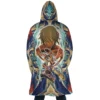 Trippy Eren Yeager Attack on Titan AOP Hooded Cloak Coat BACK Mockup - Attack On Titan EU Store