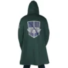 Yeagerist AOT AOP Hooded Cloak Coat BACK mockup - Attack On Titan EU Store