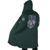 Yeagerist AOT AOP Hooded Cloak Coat SIDE mockup - Attack On Titan EU Store