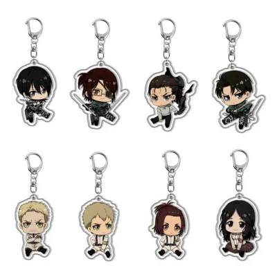 Attack on Titan keychain for bag