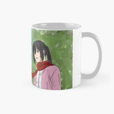 Mikasa And Eren Bird With Background Mug