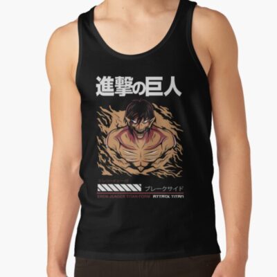 The Burning Spirit Of The Attack Titan Tank Top