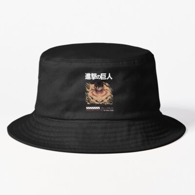 The Burning Spirit Of The Attack Titan Bucket Hat
