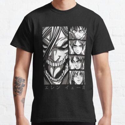 Eren Yeager Attack On Titan Shingeki T-Shirt