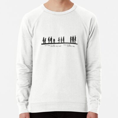 Outside The Wall Black And White Sweatshirt