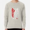 ssrcolightweight sweatshirtmensoatmeal heatherfrontsquare productx1000 bgf8f8f8 22 - Attack On Titan EU Store