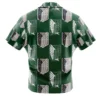 survey corps Button Up Hawaiian Shirt back - Attack On Titan EU Store