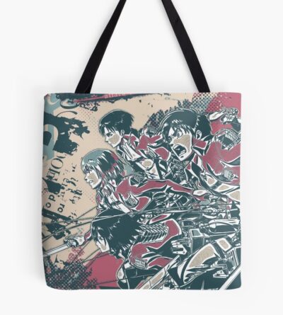 Attack On Titan Shinzou Wo Sasageyo Tote Bag