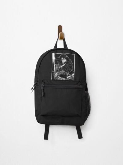 Captain Levi Attack On Itan In White Funny Backpack
