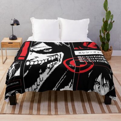 Attack On Titan Throw Blanket