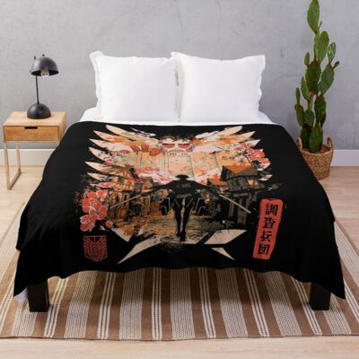 Titans At War Throw Blanket