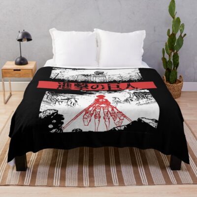 Attack On For Men And Women Throw Blanket