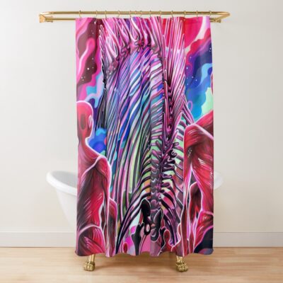Created Devil Shower Curtain