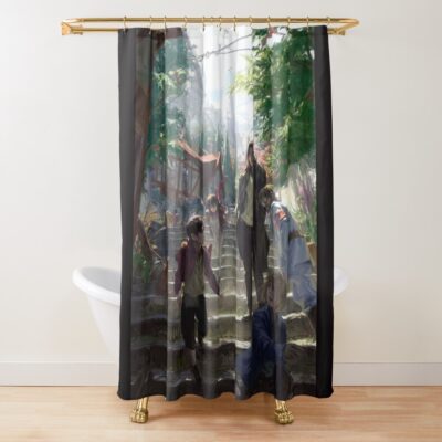 Anime And Manga Shower Curtain