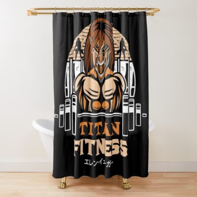 Attack On Fitness Shower Curtain