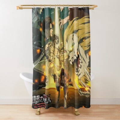 New Cover Anime Attack Original Shower Curtain