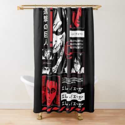 Attack On Titan Shower Curtain