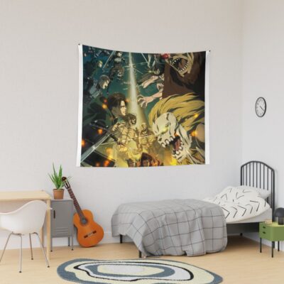 New Anime Trending Attack Original Tapestry