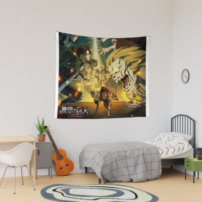 New Cover Anime Attack Original Tapestry