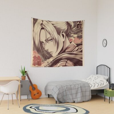 Annie Leonhart Warm Rose Vintage Poster Tapestry